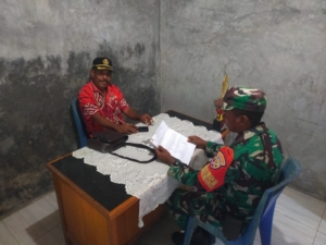 Kopda Melkyanus Lebok Da Cruz Jaga Kamtibmas Lewat Puldata di Ndori