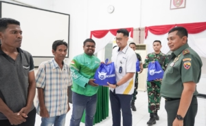 Brigjen TNI Hendro Cahyono; Doa bapak ibu kemarin alhamdulilah kita bisa dapat lagi 200 paket sembako.