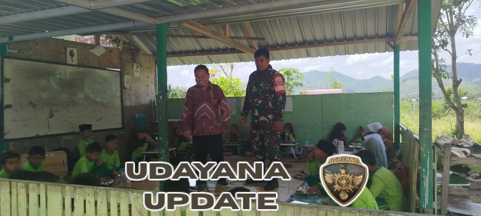 Wujud Kepedulian, Babinsa Aktif Bantu Sukseskan Program Makan Sehat Bergizi