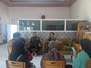 Silaturahmi Babinsa Baru, Sertu Ahmad Yani Tekankan Pentingnya Kamtibmas