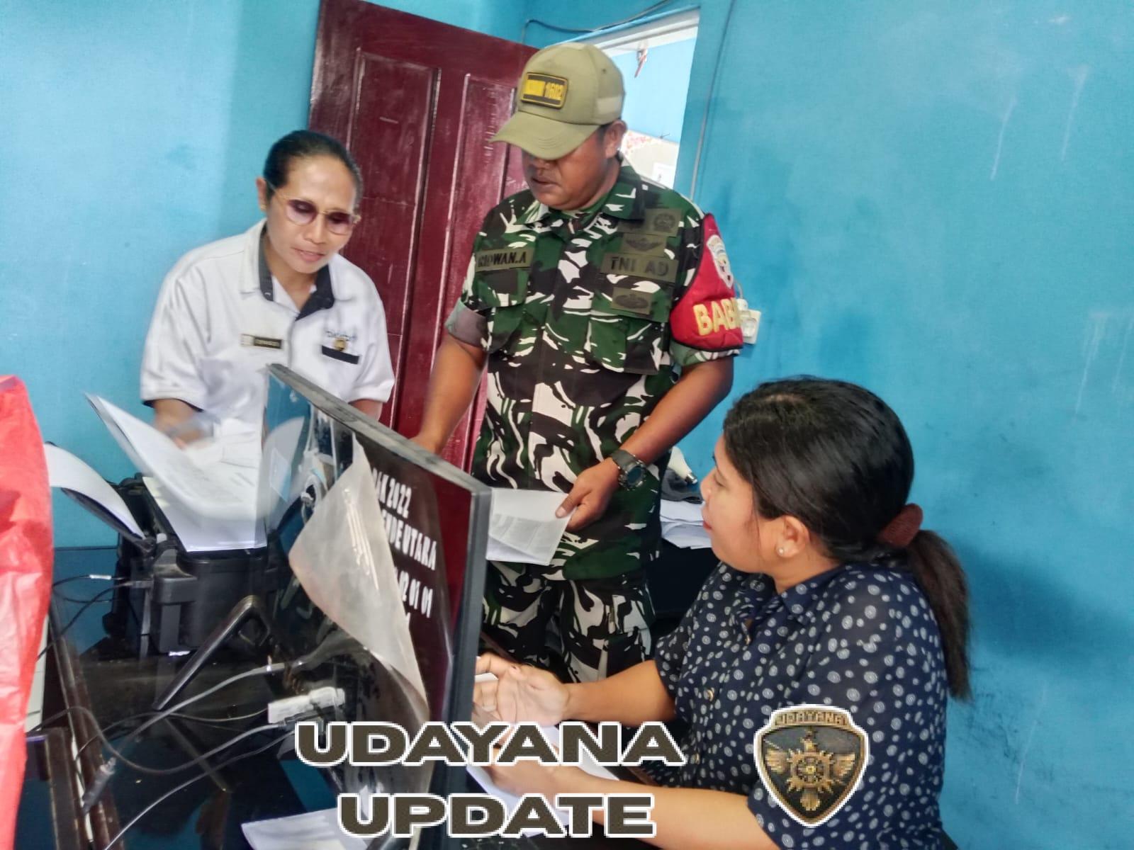 Babinsa 1602-01/Ende Laksanakan Puldatater di Kantor BKKBN Kotaratu