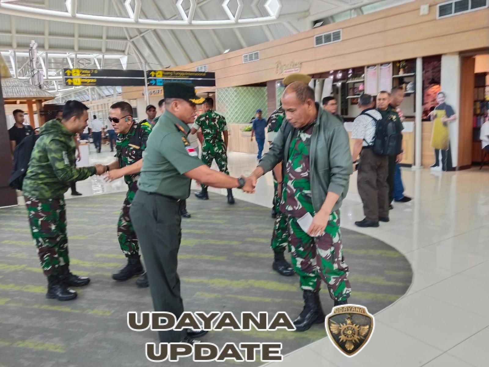 Kolonel Kadek Abriawan Lepas Brigjen Tojo Simanjuntak ke Jakarta