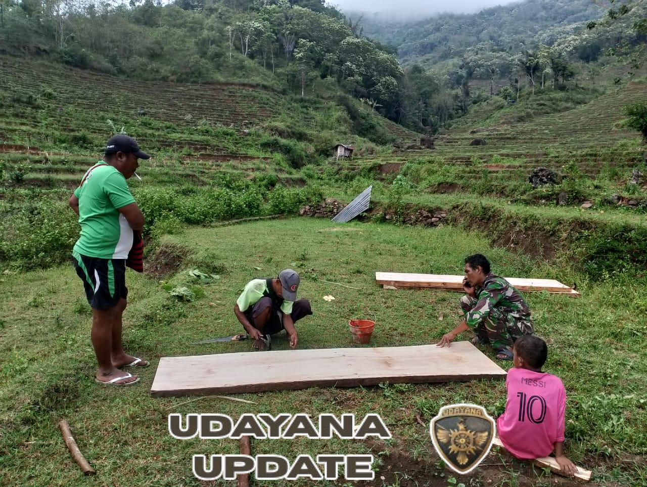 Gotong Royong Prajurit dan Rakyat Wujudkan Irigasi Tangguh di Beamese