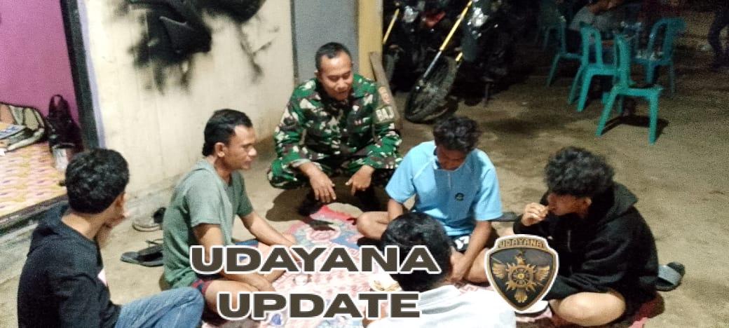 Sertu Sukardin Ingatkan Warga Pentingnya Menjaga Keamanan Lingkungan