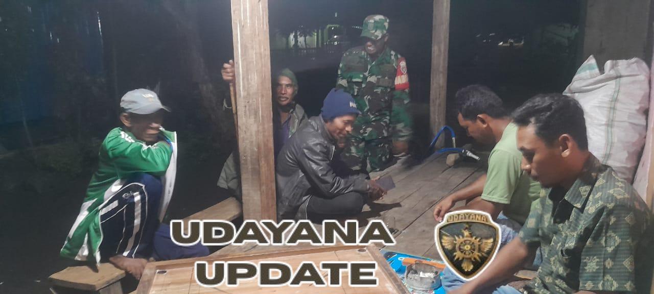 Serda Maman Kontrol Ronda Malam, Warga Diminta Aktif Jaga Keamanan Lingkungan