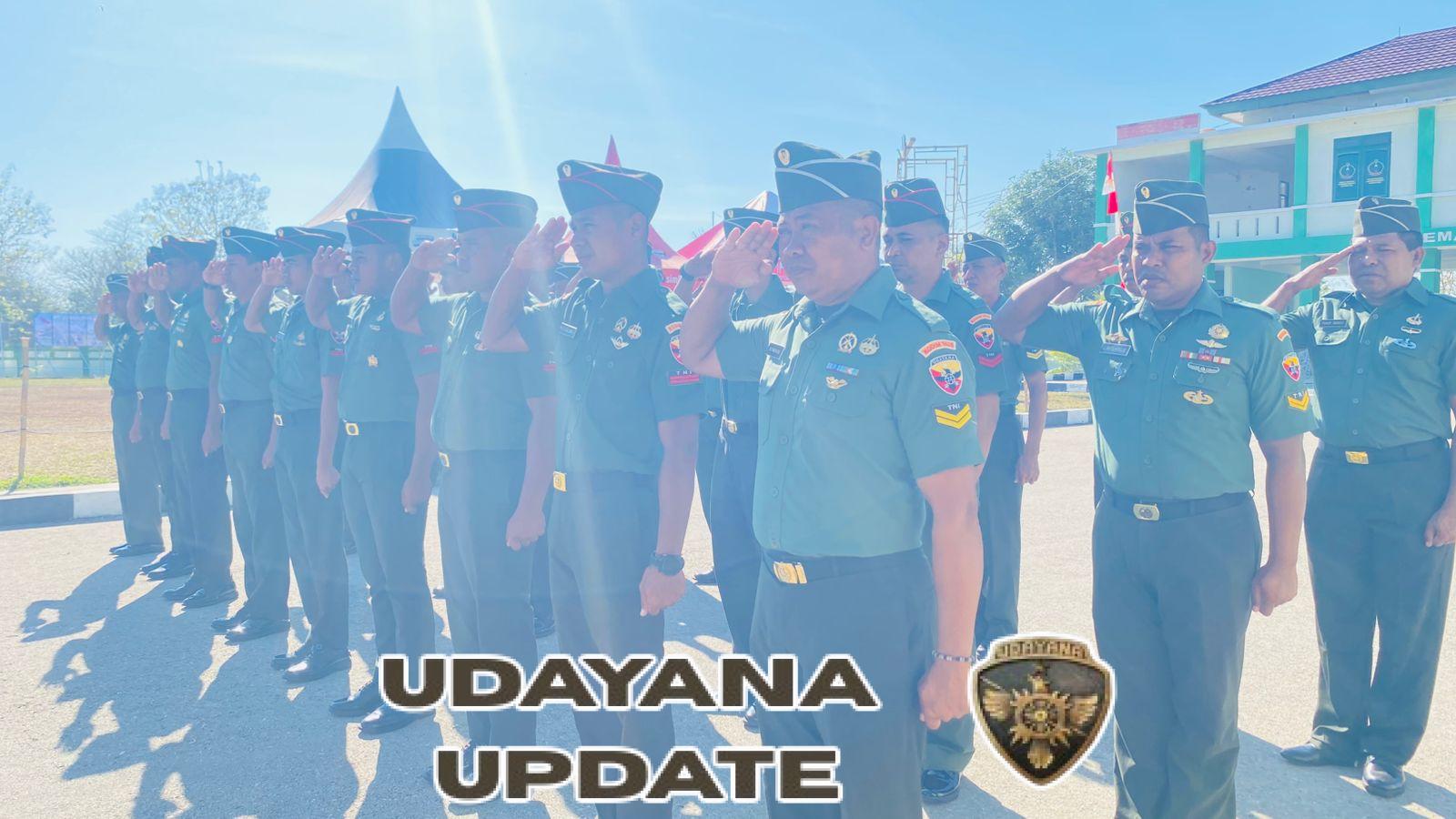 Dandim 1629/SBD Pimpin Upacara Korp Raport Kenaikan Pangkat