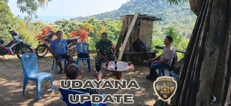 Babinsa Koramil Wolowaru Tingkatkan Kamtibmas dan Kemanunggalan di Wolojita