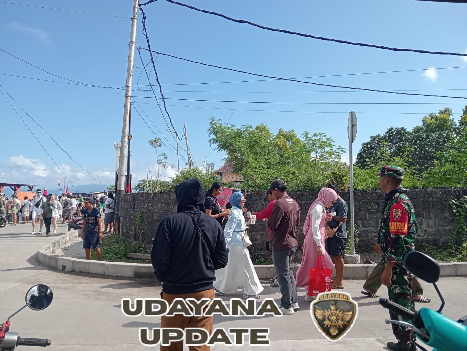 Koramil Nusa Penida Tetap Siap Siaga Amankan Pelabuhan