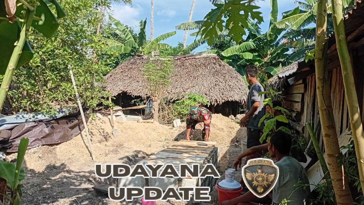 Kebersamaan di Tengah Duka, Babinsa dan Warga Sanggaoen Gotong Royong Siapkan Pemakaman