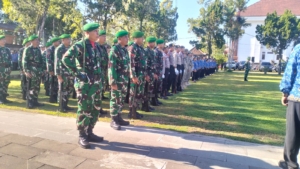 Kodim 1626/Bangli Ikuti Upacara Peringatan Hari Kesaktian Pancasila di Kantor Bupati