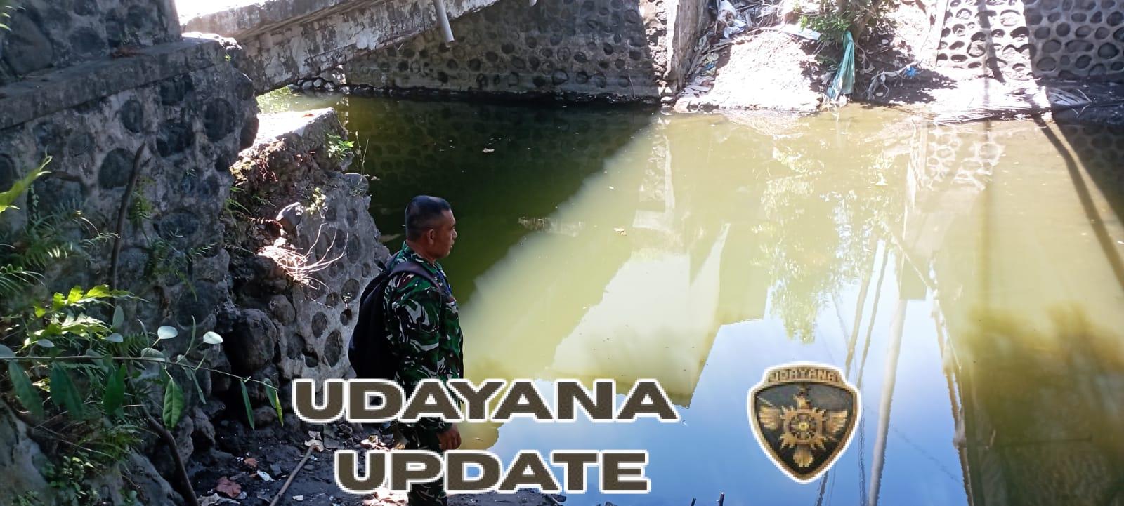 Babinsa Maluk Tindaklanjuti Laporan Warga Soal Ikan Mati di Sungai