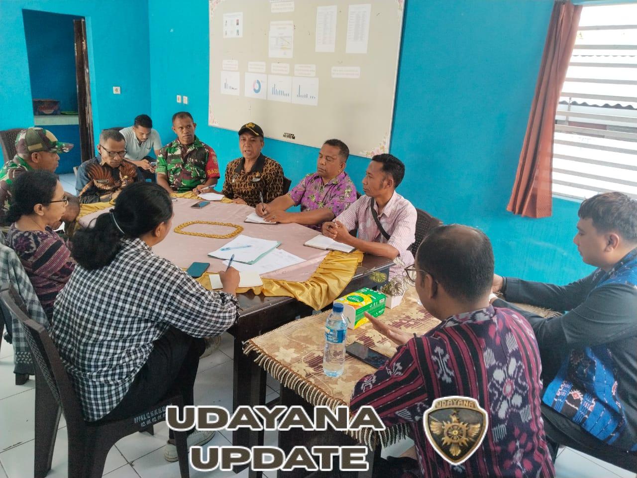 Babinsa Kodim 1602/Ende Bersama Instansi Terkait Bahas Strategi Pencegahan Stunting di Ende Utara