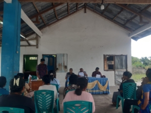 Babinsa Hadiri Presentasi Analisa Bisnis BUMDes Jaga Nian Tana di Watuliwung