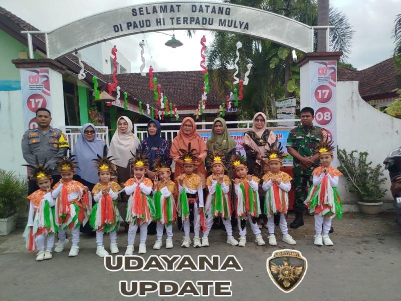 Babinsa Menala Dampingi Tim Penilaian Lomba Lembaga PAUD HI Terpadu Mulya Tingkat Provinsi NTB