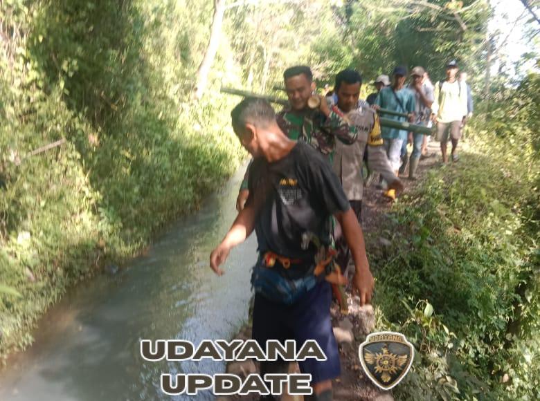 Gotong Royong Tiga Pilar Antar Pasien Pulang dari Rumah Sakit ke Dusun Matemega