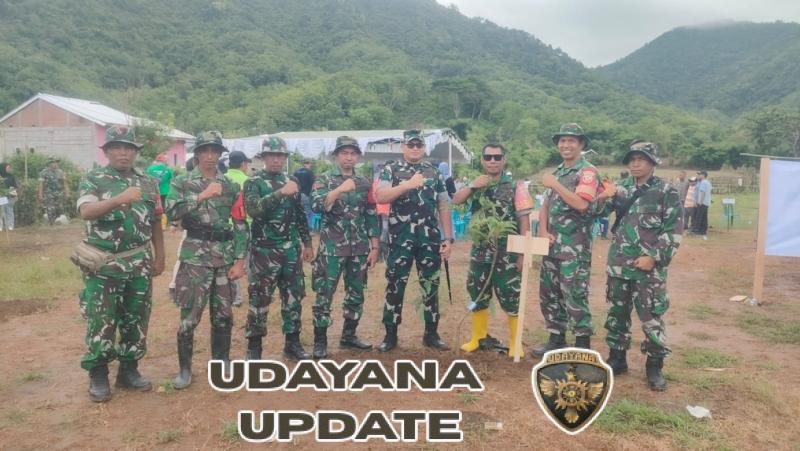 TNI, Pemuda, dan Masyarakat Bersatu: Dandim 1614 Dompu Hadiri Gerakan 1.000 Pohon di Dorebara