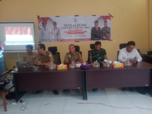Sosialisasi Kader Bela Negara Digelar Bakesbangpol Sumbawa Barat, Libatkan TNI–Polri dan Puluhan Pelajar SMU.