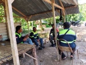 Babinsa Goa Laksanakan Patroli Wilayah dan Komsos untuk Perkuat Keamanan Desa