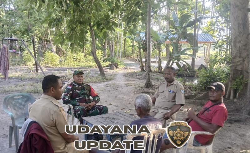 Babinsa Koramil 1618-04/Bisel Dampingi Petani Desa Ainiut Siapkan Musim Tanam Padi