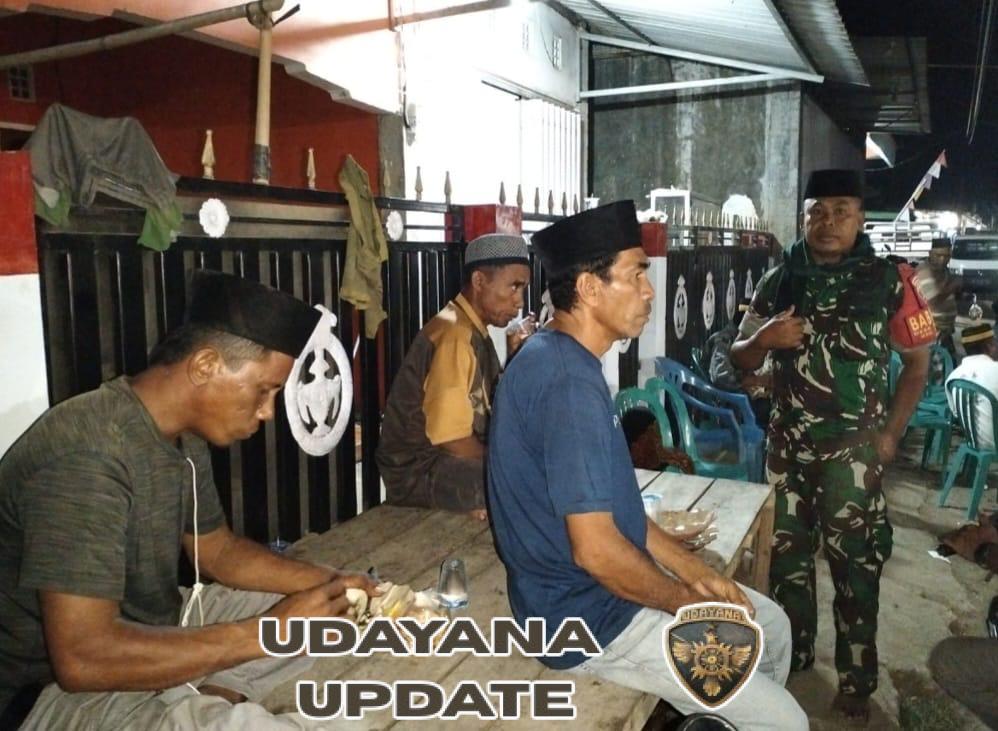 Babinsa Koramil Monta Gelar Patroli Malam, Ajak Remaja Jauhi Narkoba dan Kekerasan