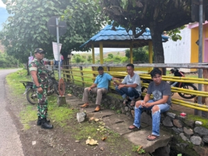 Babinsa Kwangko Tingkatkan Komsos untuk Jaga Kondusifitas Wilayah