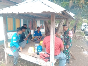 Babinsa Serda Yahya Ajak Warga Rasabou Jaga Kesehatan di Musim Hujan
