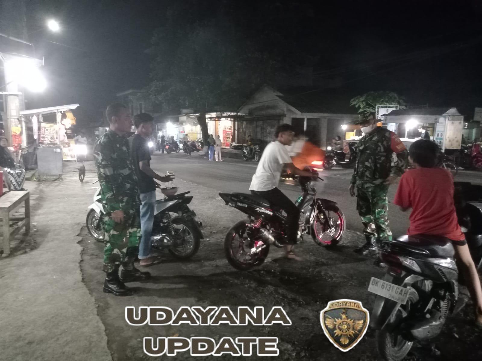 ‎ Babinsa Semaya Gelar Patroli Malam, Warga Diimbau Jaga Keamanan dan Kebersihan