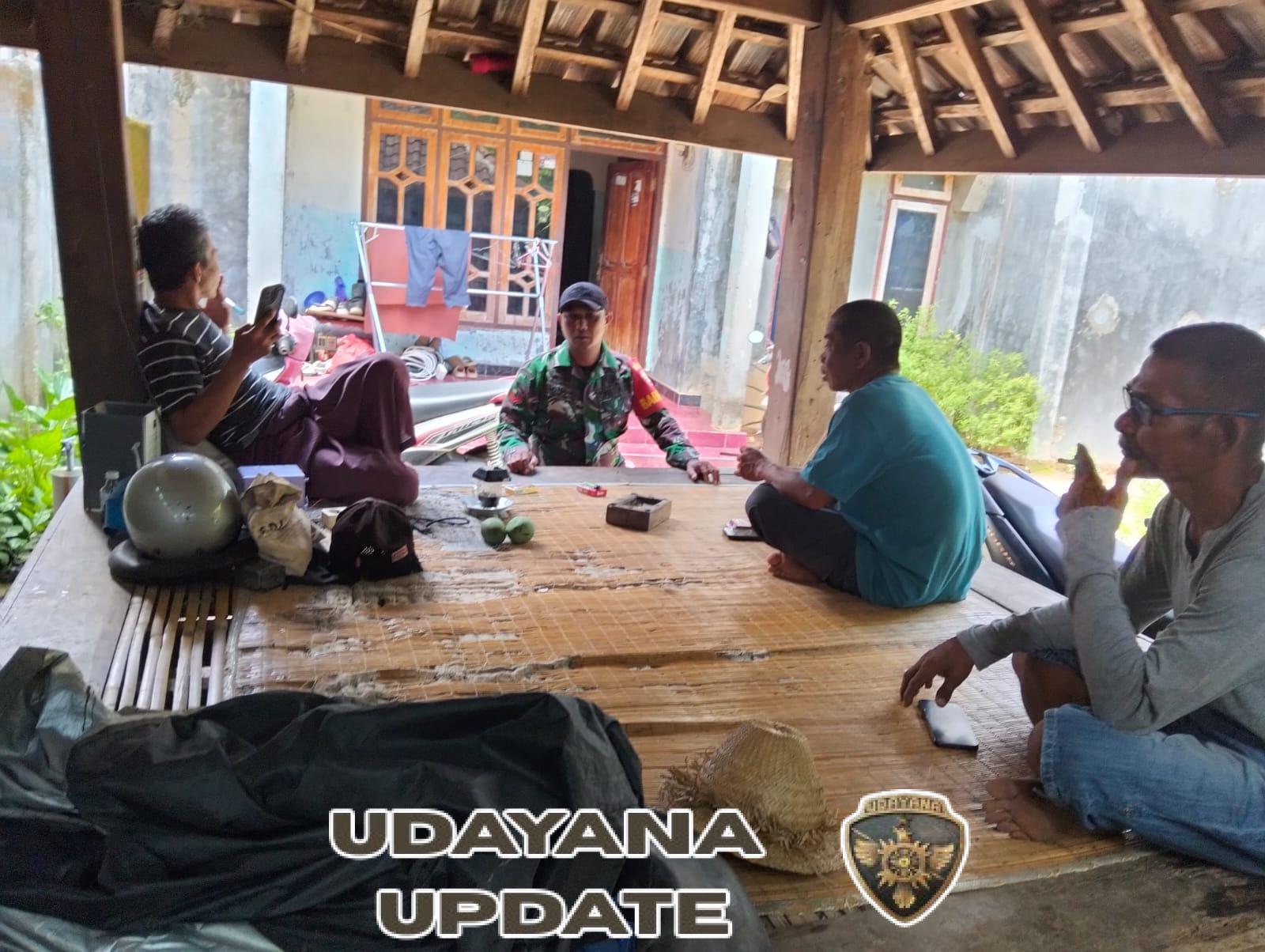 Babinsa Desa Goa Koptu Agus Darmawan Gelar Patroli Wilayah dan Komsos, Warga Apresiasi Kehadirannya