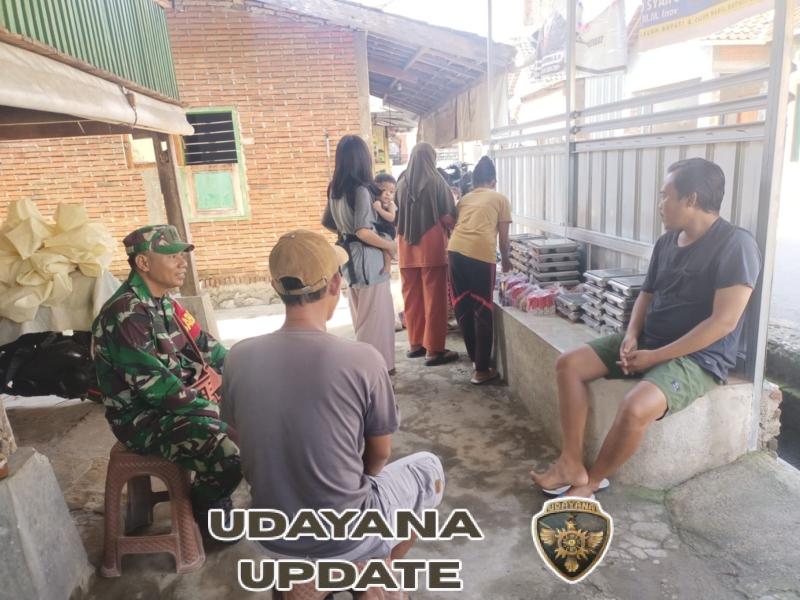 Babinsa Desa Meraran Pererat Sinergi dengan Warga Lewat Kegiatan Komsos