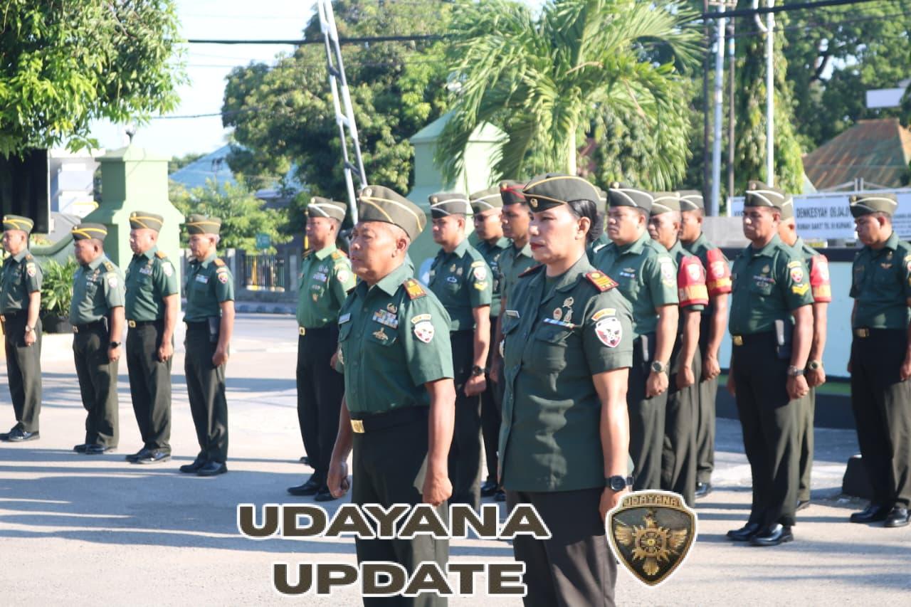 Kolonel Kadek Abriawan Pimpin Sertijab Danramil Alak Kodim 1604