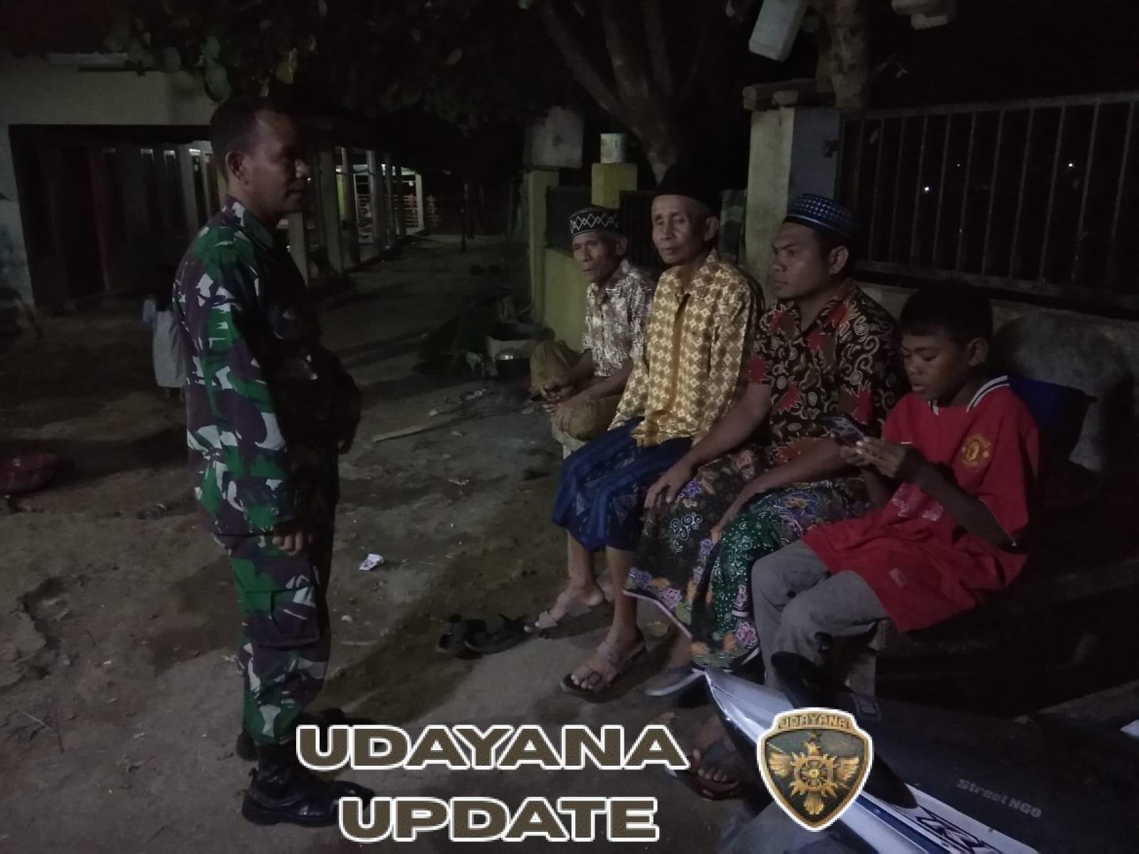 Babinsa Kananga Ingatkan Orang Tua Awasi Anak, Jauhi Narkoba dan Miras