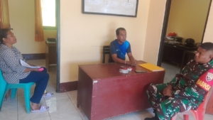 Babinsa Koramil 1602-02/Wolowaru Gelar Monitoring, Komsos, dan Pamwil di Kelurahan Wolojita