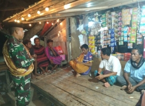 Patroli Teritorial Babinsa Koramil 1608-07/Monta Tingkatkan Keamanan Wilayah