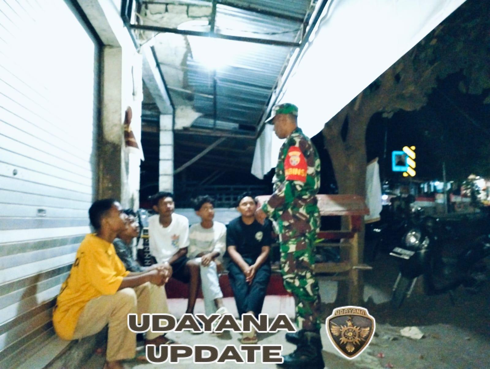 Babinsa Koramil 1608-06/Wawo Gencarkan Patroli Malam Perkuat Keamanan Wilayah