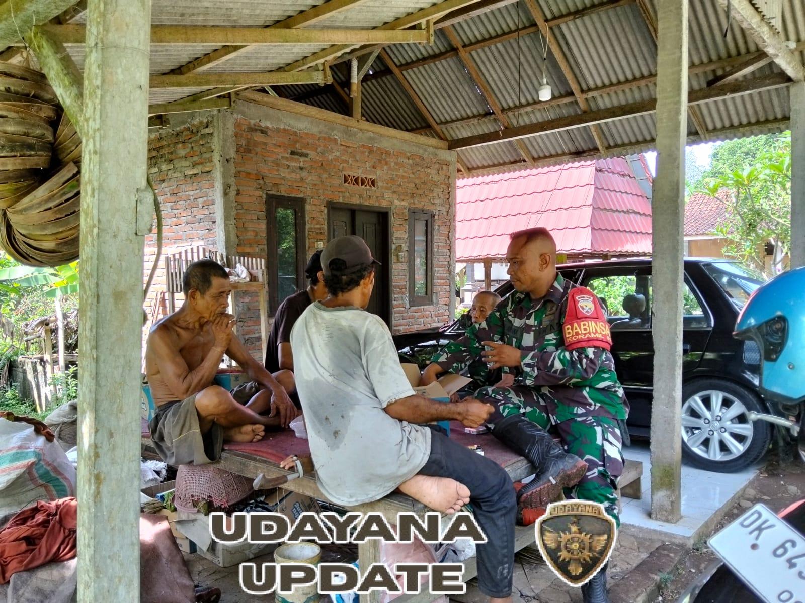 Babinsa Kaliakah Respons Cepat Mediasi Warga, Atasi Masalah Ternak Sapi Liar dengan Solusi Damai