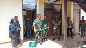 Asrendam IX/Udayana Tinjau Kesiapan Lokasi Pembangunan Yonif Teritorial Pembangunan di TTS