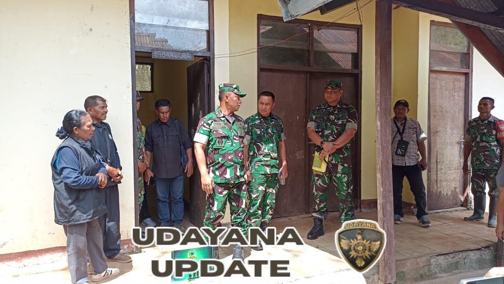 Asrendam IX/Udayana Tinjau Kesiapan Lokasi Pembangunan Yonif Teritorial Pembangunan di TTS