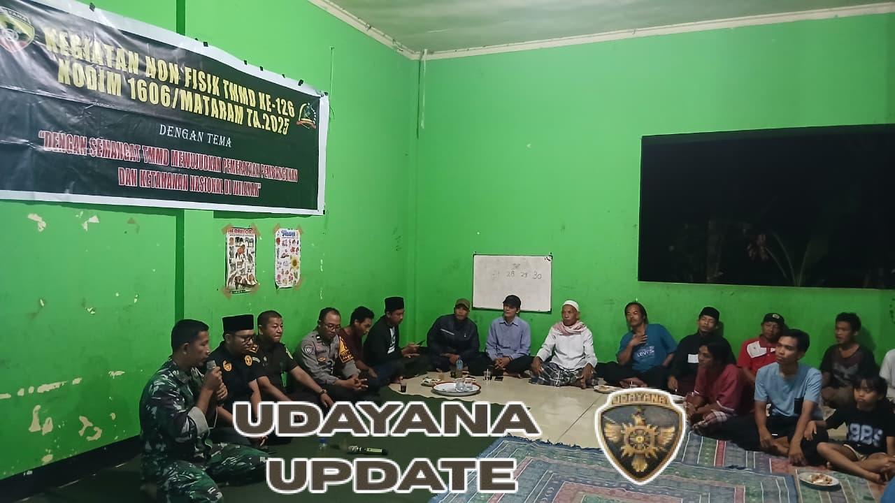 Satgas TMMD Ke-126 Bangun Desa Bebas Narkoba dan Sadar Hukum di Lings