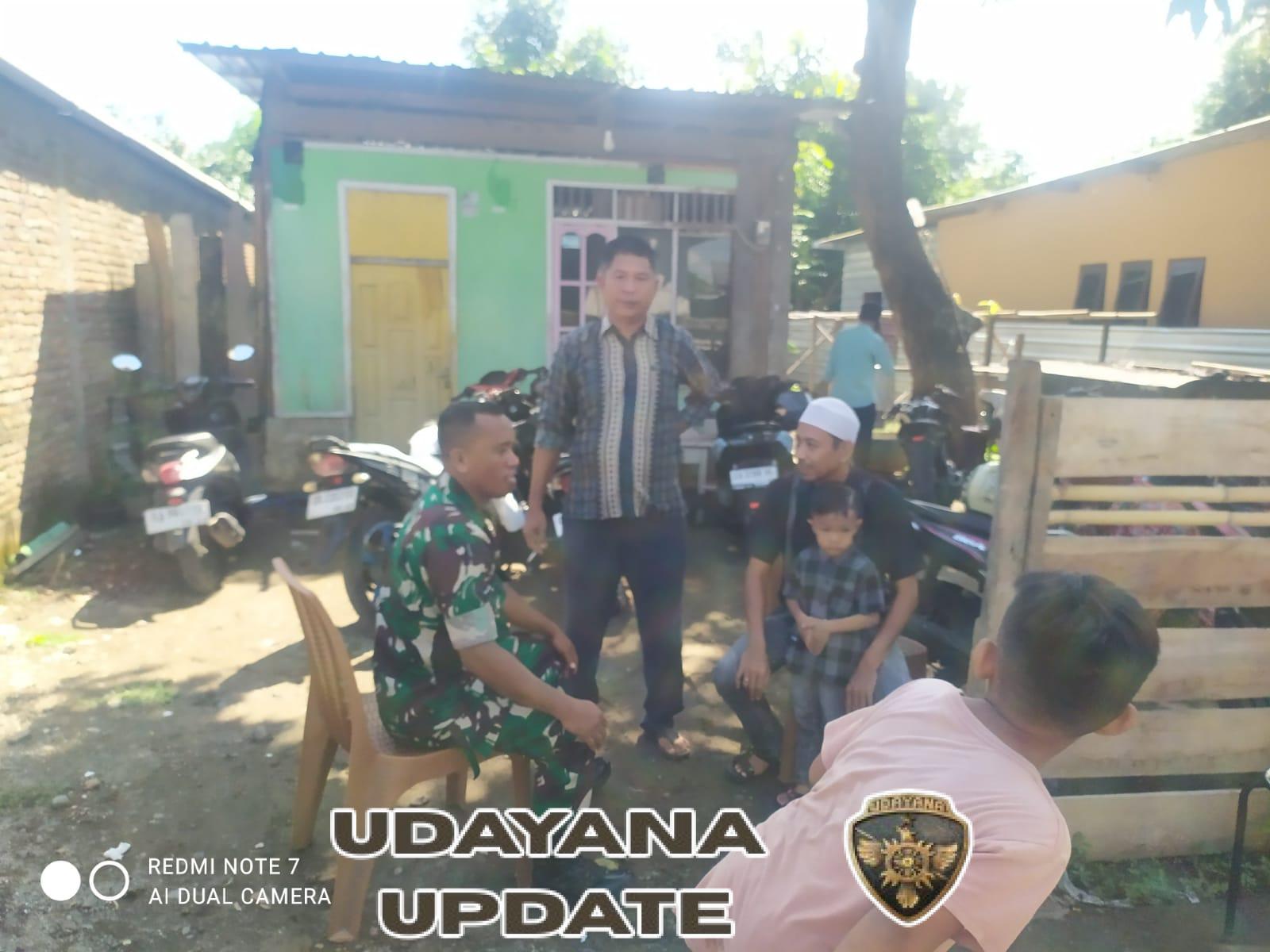 Babinsa Desa Luar Ajak Warga Perkuat Gotong Royong dan Peduli Kebersihan Lingkungan