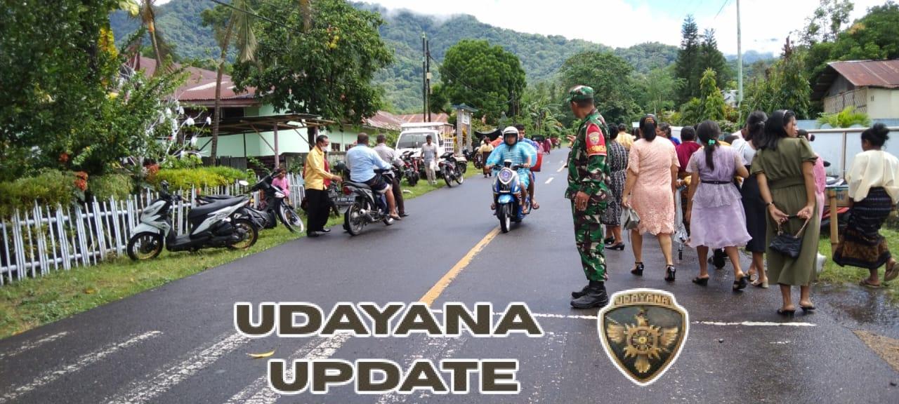 Babinsa Koramil 1602-02/Wolowaru Laksanakan Komsos dan Pamwil di Paroki St. Maria Watuneso