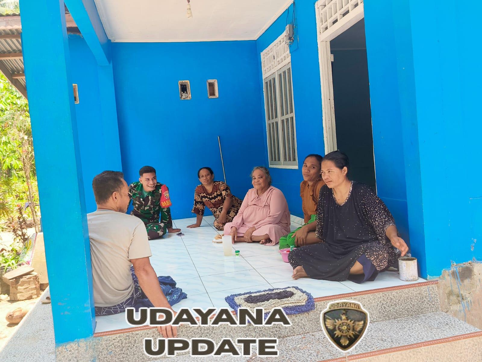 Babinsa Koramil 1602-02/Wolowaru Laksanakan Komsos dan Pamwil di Desa Fatamari