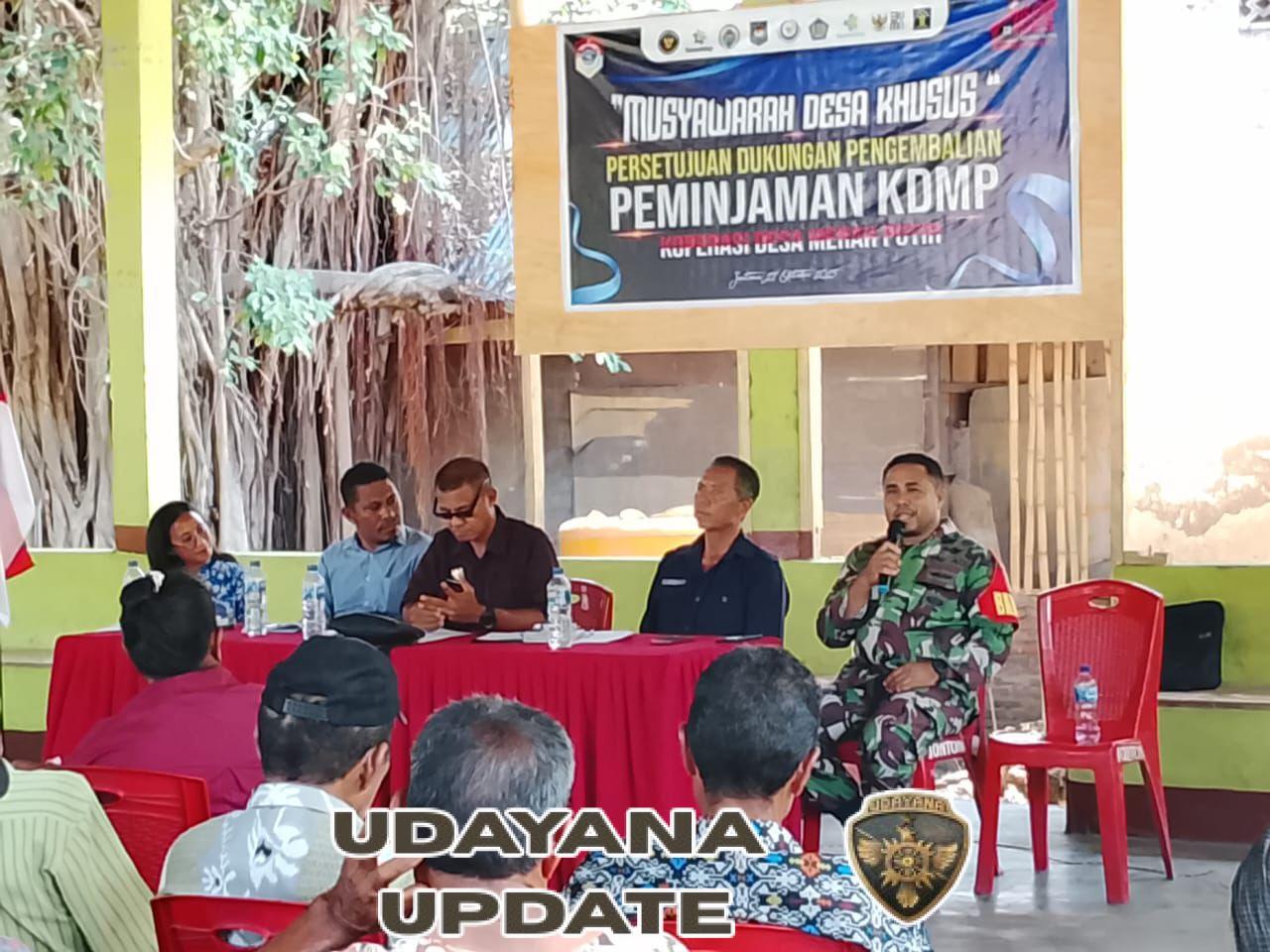 Dukungan Babinsa Lewoleba untuk Perekonomian Masyarakat Desa Jontona melalui Koperasi