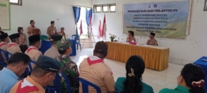 Babinsa Koramil 1630-02/Lembor Hadiri Pengukuhan dan Pelantikan Pengurus Kwarran Sano Nggoang