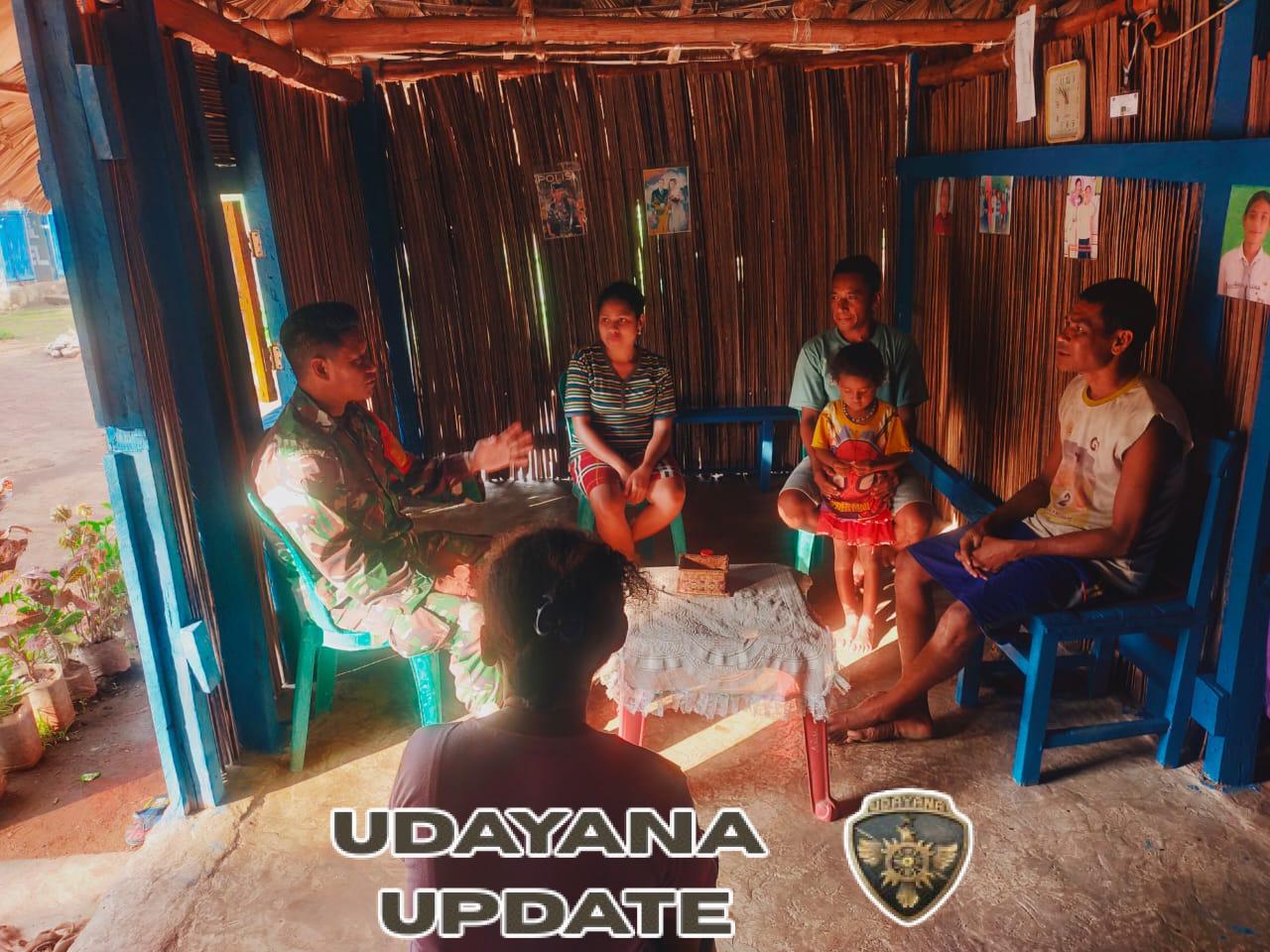 Babinsa Tuakau Gelar Musyawarah Perbaikan Pagar Lahan Pertanian