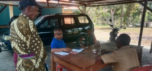 Babinsa Koramil 1618-02/Miobar Dukung Pemberdayaan Ekonomi Lewat Koperasi Merah Putih