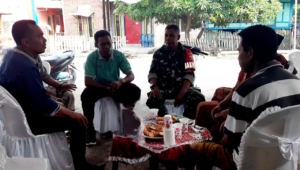 Babinsa Huu Ajak Warga Marada Tingkatkan Keamanan dan Kepedulian Lingkungan