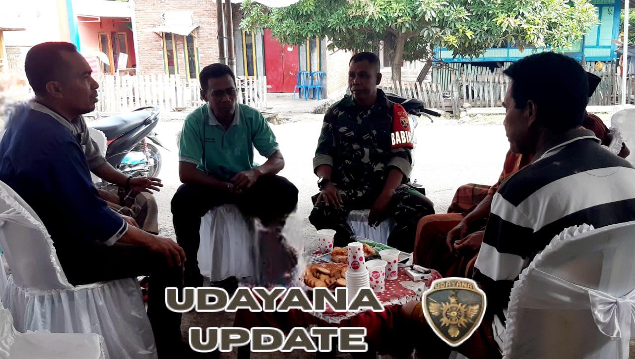 Babinsa Huu Ajak Warga Marada Tingkatkan Keamanan dan Kepedulian Lingkungan