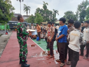 Persami KKRI Usai, Pasiter Kodim Klungkung Gelar Apel Pengecekan Akhir