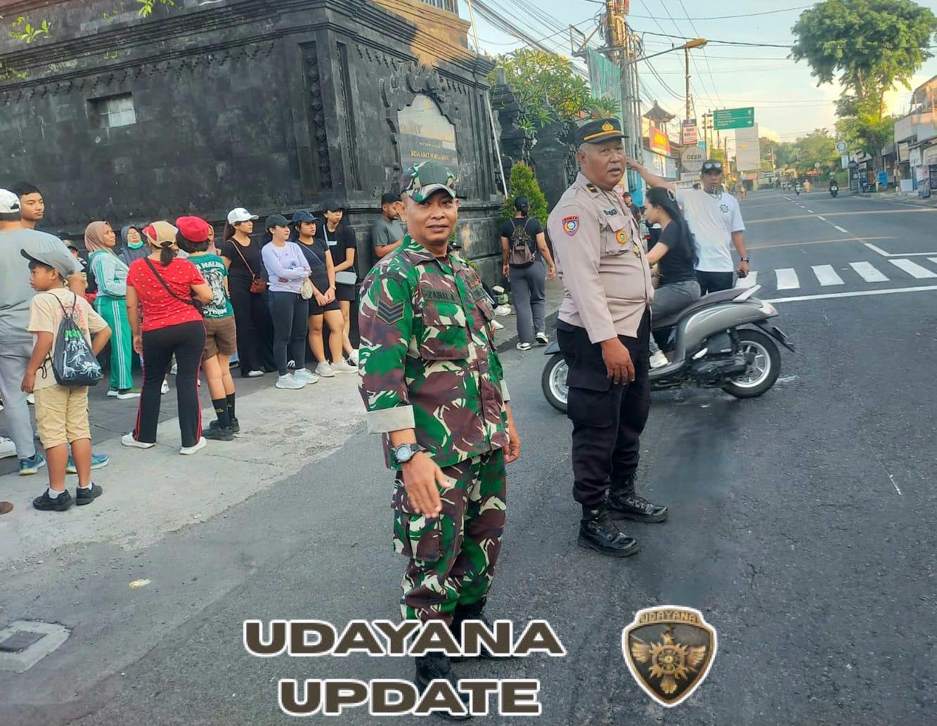 300 Peserta Ikuti Jalan Santai Sehat Perayaan HUT ST. Dharma Bakti Mandala ke-64, Serka Zainal Arifin, Atensi Berlangsungnya Kegiatan