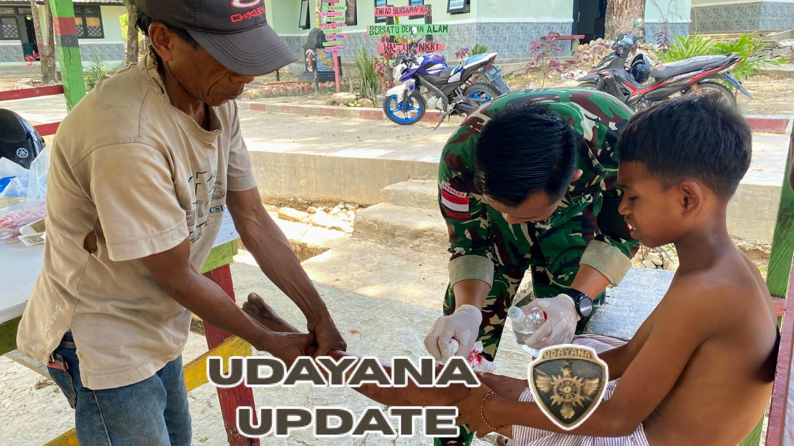 Satgas Pamtas Yonarmed 12 Kostrad Hadir untuk Warga, Pos Salore Layani Kesehatan dengan Kepedulian